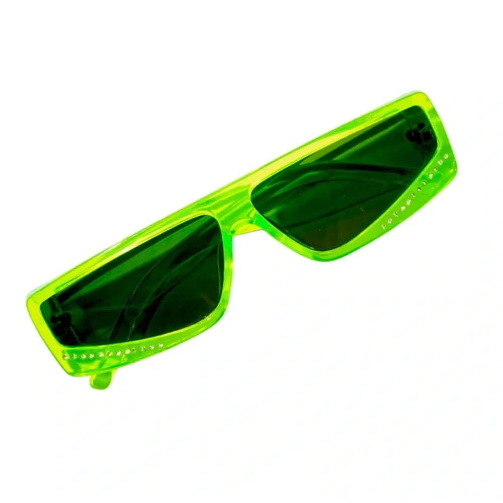 Neon Green Racer Sunglasses - NWT